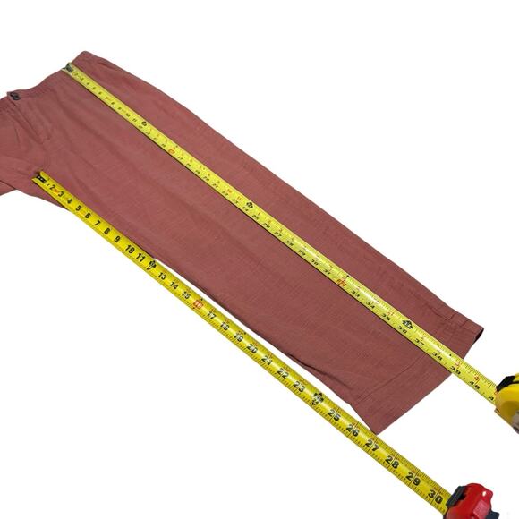 Marine Layer Elle Midweight Pull On Pant Women's Large Orange Beach Coastal - Picture 9 of 10